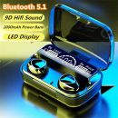 Newest M10 TWS Wireless Bluetooth 5.1 Earphones 2000mAh Power Bank Headphones